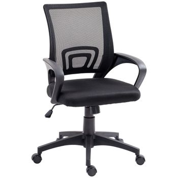 Silla de oficina 57x55x109 cm negro