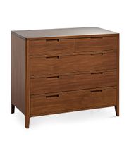 comoda de madera marron anch 110 cm