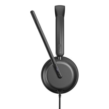 Auriculares Epos IMPACT 860T ANC con cable USB-C para oficina con cancelación de ruido negros
