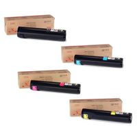 original multipack xerox phaser 7750 printer toner cartridges 4 pack -106r00652