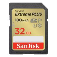 tarjeta sdhc sandisk sdsdxw2-064g-gncin 32gb extreme plus pack 2 uhs-i u3 v30 100mbs