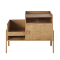 aparador para vinilos con 2 huecos 97 cm