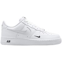 nike deportivas moda air force 1 07 lv8 white black reflect silver para mujer