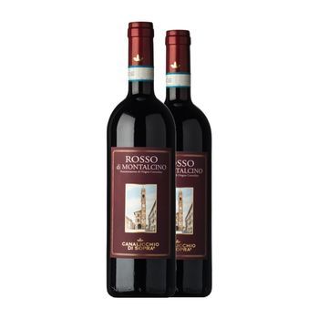 Canalicchio Di Sopra Vino Tinto Rosso 75 Cl 14% Vol. (pack De 2 Unidades)