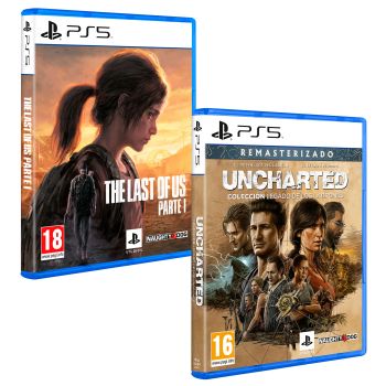 PACK THE LAST OF US PART I PS5  + UNCHARTED: COL.LEGADO DE LOS LADRONES PS5