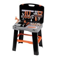 smoby banco de trabajo black  decker en maletin 3 anos