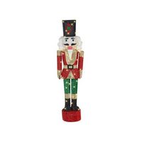 decoracion de exterior led de navidad cascanueces 120 cm adorno navideno para jardin iluminado multicolor hornavan