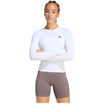 adidas Camiseta manga larga T-shirt Power Essentials Workout Contour élasticité para mujer