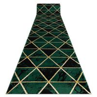 alfombra de pasillo emerald exclusivo 1020 glamour elegante marmol  120x940 cm