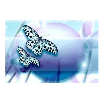 Papel Pintado 3d - El Planeta De Las Mariposas (400x270 Cm)