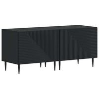 mueble de tv negro madera de ingenieria vidaxl