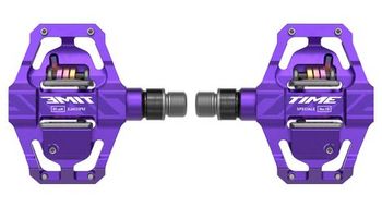 Pedales automaticos pequenos time speciale 10 morado