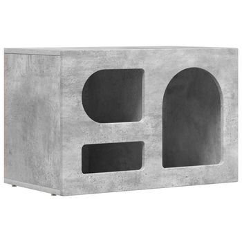 Mueble De Tv Elst 60 X 35 X 40 Cm Gris Concreto Vidaxl
