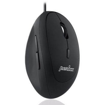 Ratón Perixx PERIMICE-519 USB 1600 DPI Negro Ergonómico 6 Botones