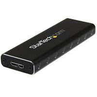 StarTech.com Adaptador SSD M.2 a USB 3.0 UASP con Carcasa Protectora - Conversor NGFF de Unidad SSD