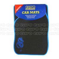black carpet mat set - blue dragon