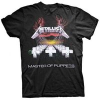 metallica tops y camisetas master of puppets para hombre