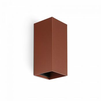 Aplique de pared lune estriado (2 luces)