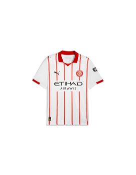 Camiseta de Fútbol Puma Girona Home Repl Hombre Rojo/Blanco