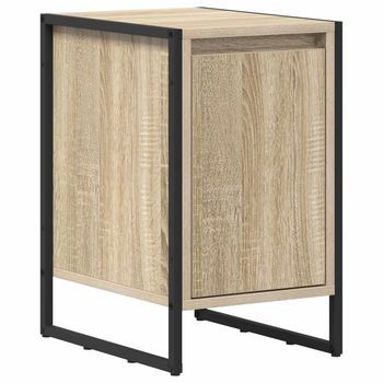 Mesita De Noche | Armario De Noche | Mesa De Noche Sonoma 39,5 X 30 X 50 Cm Madera Contrachapada