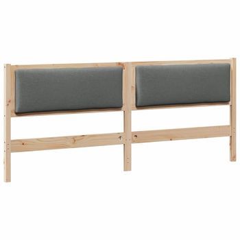 Cabecero Otro Marrón 200 Cm Madera Maciza De Pino