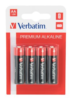 PILAS ALCALINA AA PK4 VERBATIM