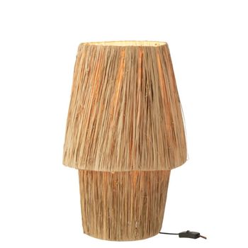 Lámpara de techo de madera beige 36x36x53 cm