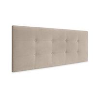 cabecero de tela aqualine capitone 150x60cm camas 150 - beige