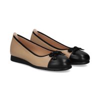 unisa bailarinas mujer - beige talla 36