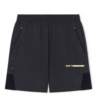 EA7 para hombre. 7M001506_AF22110 Pantalones Cortos Logo Series Negro (L), Casual, Deportivo, Sportswear, Multideporte, Poliamida