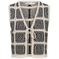 only blusa loa vest - birchblack para mujer