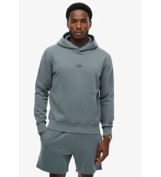 Superdry para hombre. M2014442A Sudadera con capucha Micro Logo Hood azul (S), Casual, Algodón