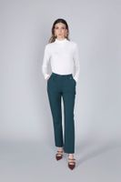 pantalon chino en tejido bielastico green
