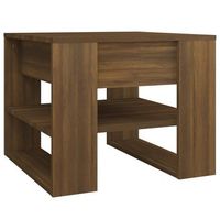 mesa de centro con estantes diseno moderno y contemporaneo 555 x 55 x 45 cm madera de ingenieria marron dec038691