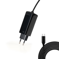 tooq cargador portatil gan usb-c pd 90w cubico