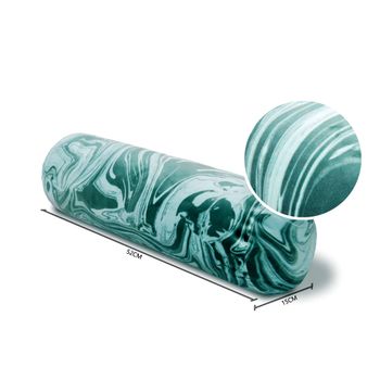 EasySpeed Cojín Cilíndrico Multiuso, Almohada Rollo Cervical para Dormir, Bolster para Yoga, Relajación, Estiramientos, 52x15 cm