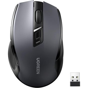 Ugreen MU006 Ratón Óptico Inalámbrico 4000 DPI Negro