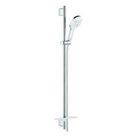conjunto de ducha con barra grohe rainshower smartactive 130 3 chorros white 26578ls0