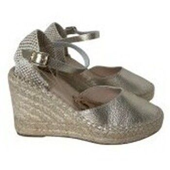 Zapateos Zapatos de tacón VALENCIANA PIEL CUÑA ESPARTO para mujer