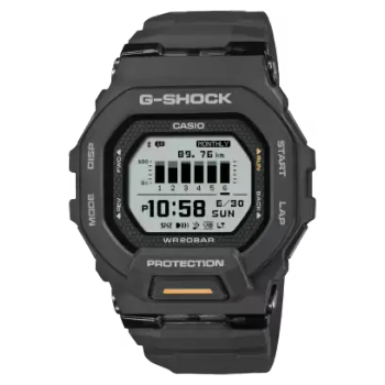 Reloj Deportivo Casio GBD-200-1A1ER con Bluetooth, Resistente a Golpes y 200M de Resistencia al Agua, Ideal para Entrenamiento y Actividades al Aire Libre