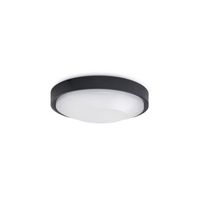 dopo lighting - plafun exterior floc d250 led smd ac 20w 2200lm 3000k negro