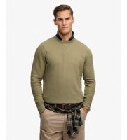superdry para hombre m2014044b sudadera classic essential verde l casual algodon
