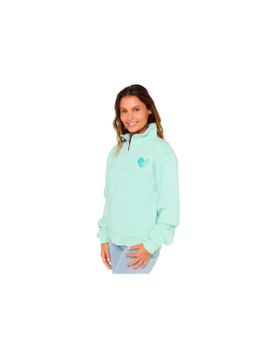 Sudadera Rip Curl Half Zip Fleece Hombre Light Aqua