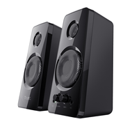altavoces trust 20 tytan 18w rms 36w max autoalimentado usb conexion frontal auriculares negro 21560