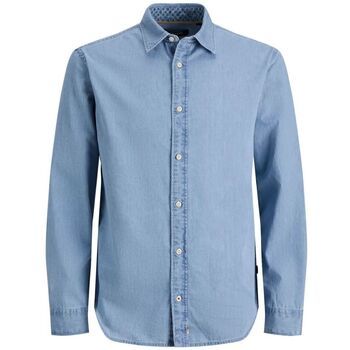 Jack & Jones Camisa manga larga 12293302 BLUEELIAS-LIGHT BLUE DENIM para hombre