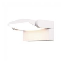 aplique de pared de exterior led hood 12w