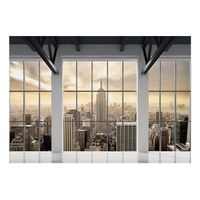 papel pintado 3d - clouds over new york city 400x280 cm