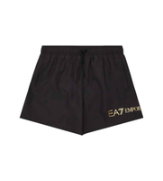 ea7 para hombre 7m002000af13049 banador de largo medio con logotipo asv negro dorado xl beachwear poliester