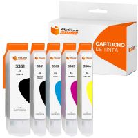 pccom essential epson 33xl cartucho tinta compatible negronegro photocianmagentaamarillo pack 5