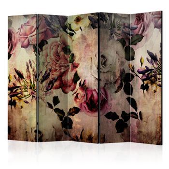Biombo - Nostalgia Flowers Ii (225x172 Cm)